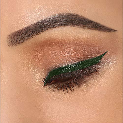 Image of LAKME Insta Liquid Eye Liner Matte Finish, Green, 9ml & Insta Eye Liner Matte Finish, Black, Water Resistant, Long-Lasting, 9ml