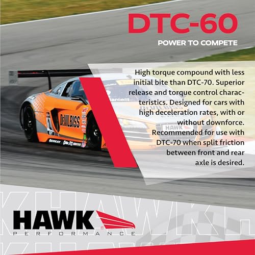 Image of Hawk Performance HB711G.661 DTC-60 Motorsport Brake Pads