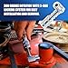 Gseigvee 2 PCS Car Grease Nozzle Adapter, 1.3