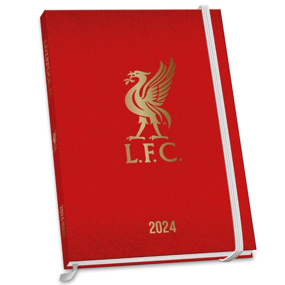 Liverpool FC 2024 Diary, Week To View A5 Size Diary, Official Product
