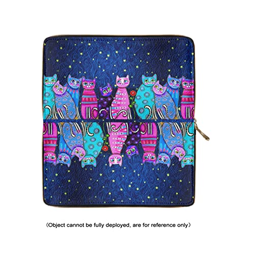 Mumeson Novelty Cats Stars Print Women Rfid Wallet Leather Purse Long Clutch Bag Credit Card Holder #TOP4