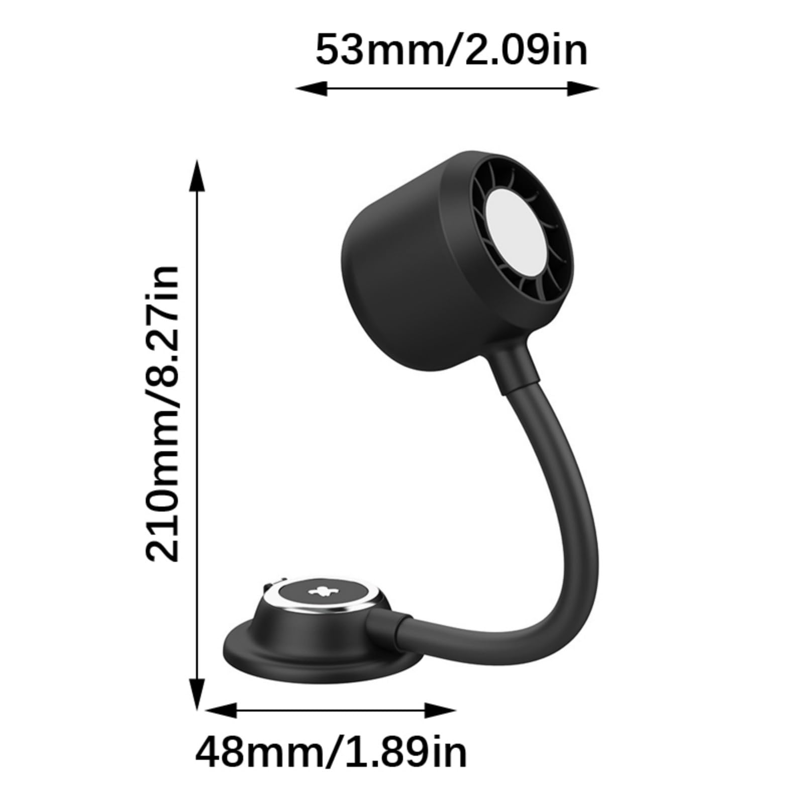 Base de carga para smartphone de 360 grados con luz de cuidado de