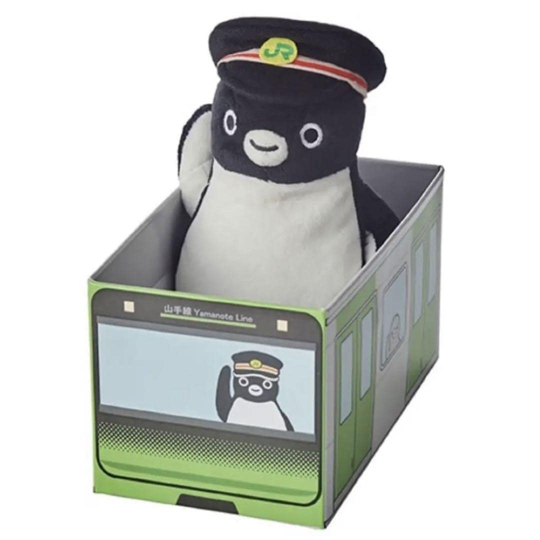 Amazon.co.jp: Suica ペンギン 運転士さんぬいぐるみ 山手線BOX入り