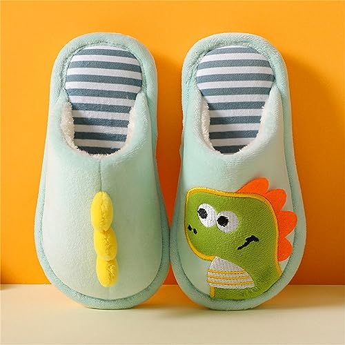 Baby Girls Winter Dinosaur Slippers Toddler Comfort House Slippers Cute Warm Plush Slip On Boys Girls Indoor Winter 6