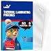 Hot Thermal Laminating Pouches 5Mil - 11.5x17.5 Inches for sealed 11x17" Photo - 50 Sheets 11.5x17.5 inches Pack , Uinkit 24 hours service , 3 years warranty