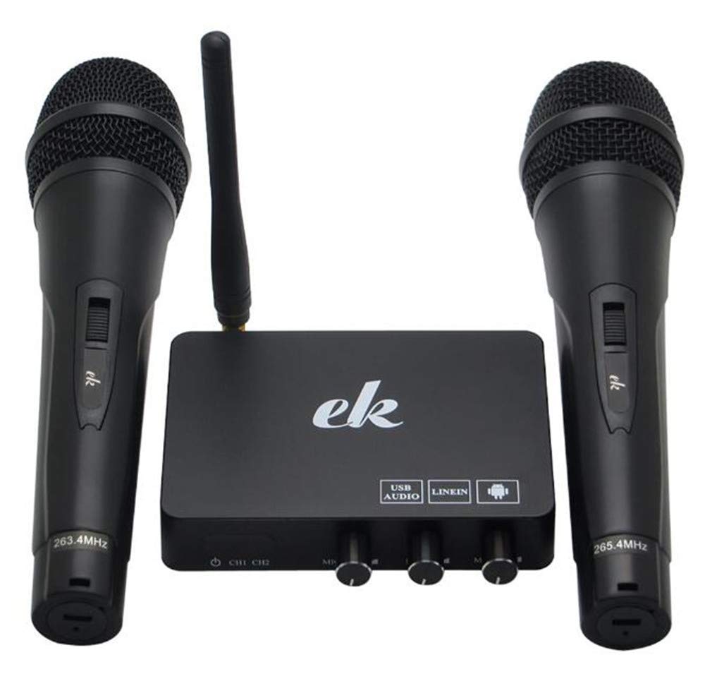 Autofoto Dispositivo móvil CTJ Home Network TV Canto del Karaoke del Equipo Conjunto de Tarjeta de Sonido de micrófono inalámbrico del Ordenador Karaoke KTV Set-Top Box