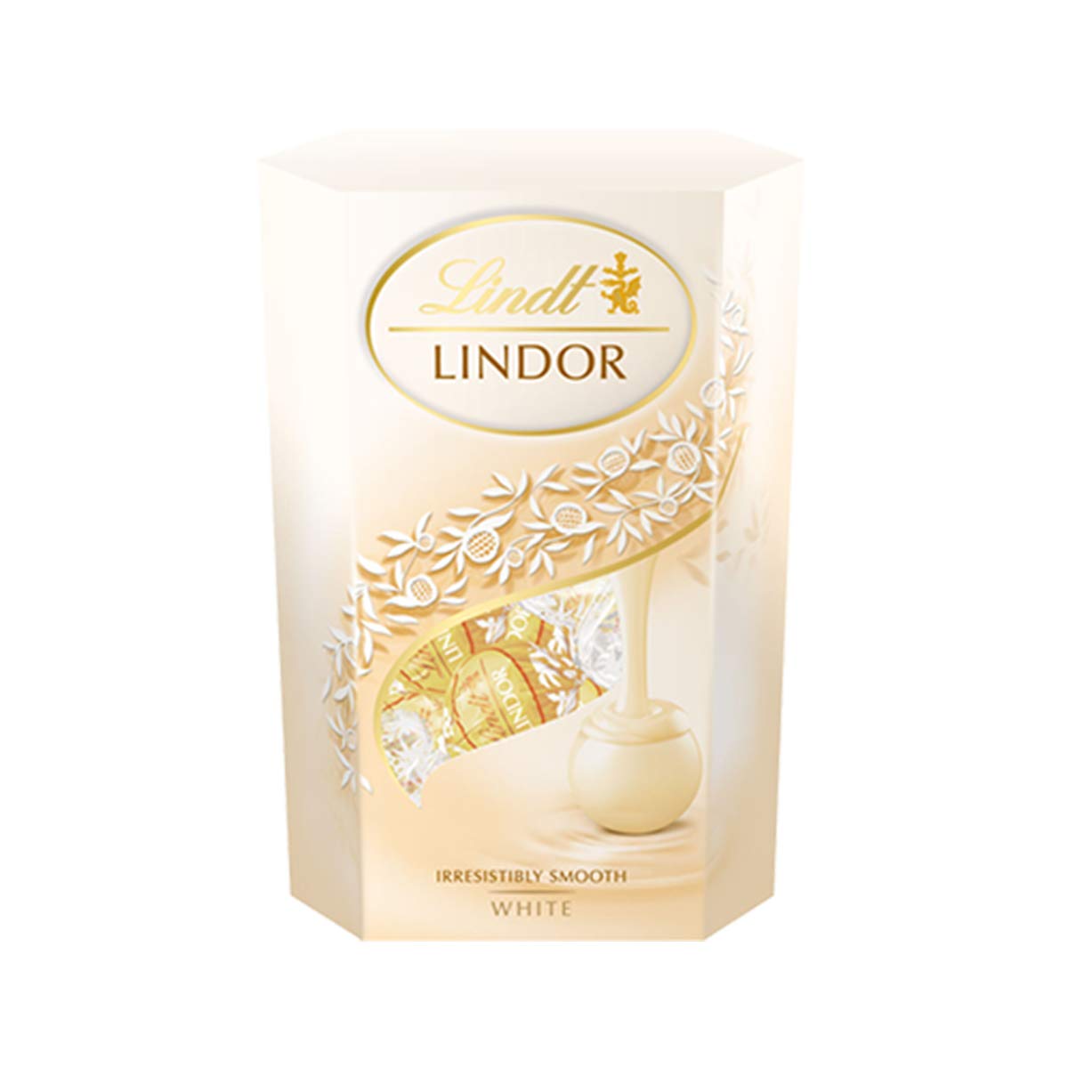 Lindt - Lindor - White Cornet - 200g (Case of 8)