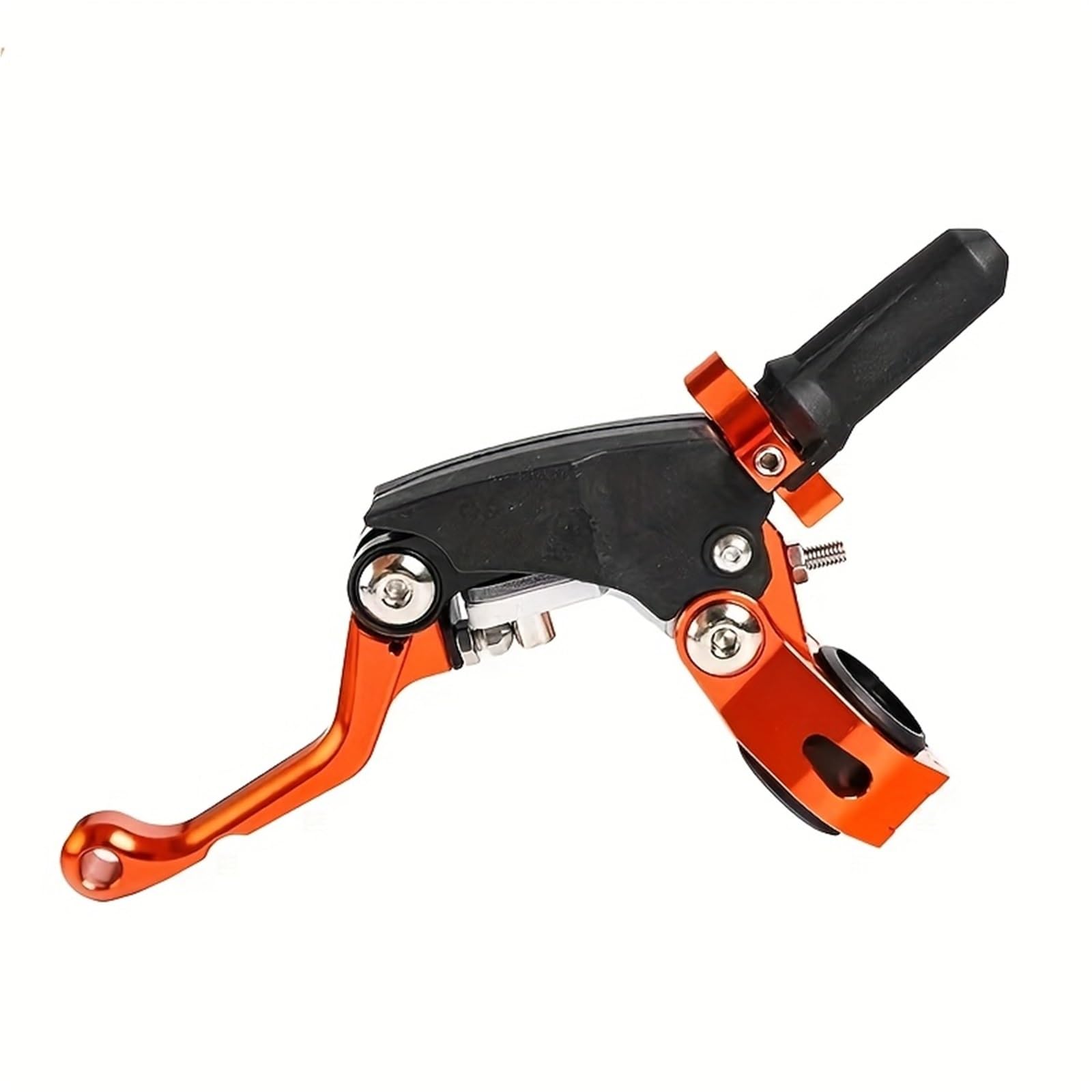 Gjihkwgz Motorcycle Brake Clutch Lever 22MM Universal Motorcycle Clutch LeverHandle CNC Labor-Saving 50CC-500CC for Enduro MX Pit Bike for ADV Street Clutch Brake Lever(Orange)
