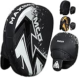 MCD Pratzen Boxen Set mit Hochwertiger Polsterung Punch Pad für Optimale Schlagdämpfung Handpratzen für Kickboxen Thaiboxen Karate Boxen Boxing Pads Perfekt Box Pratzen