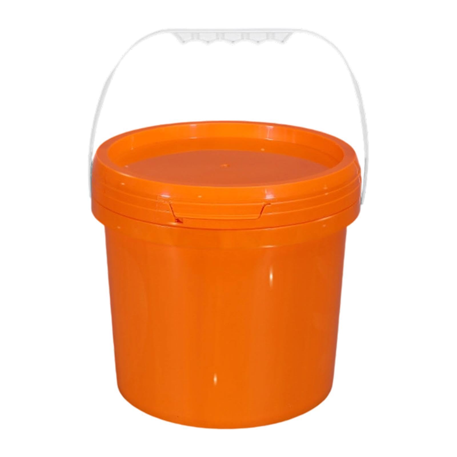 Paint Can 5L Portable Empty with Lid and Handle for Kitchen Garden Traveling Orange-image-37