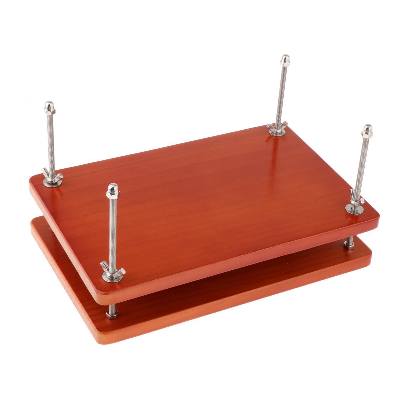 Presse à Relier Portable en Bois, Format Compact pour Un Transport Facile. Idéale pour Les Amateurs de Reliure et d'albums Photo. Presse à Relier en Bois pour Le Bureau et Le Bricolage.