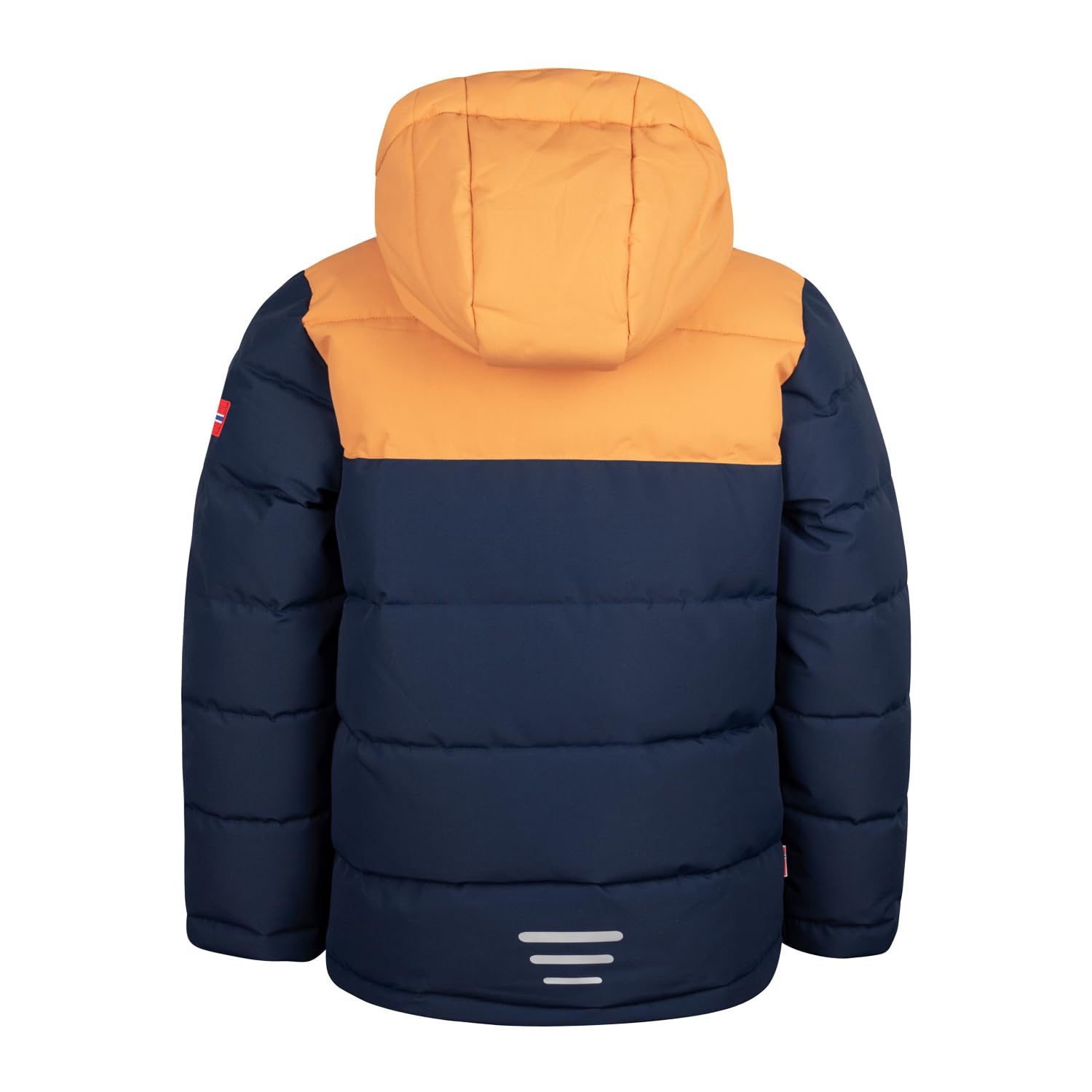 Trollkids Dziewczęca kurtka zimowa Gryllefjord, Marineblau/Honig/Feuerbeere, 128 cm