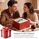 Large 7 oz Scented Candle Gift Set, 10% Essential Oils Soy Wax Candles in Vintage Amber Jars, Aromatherapy 4-Pack – Sandalwood Rose, Lavender – Luxury Holiday Gifts for Women, Organic Soy Wax - Image 5