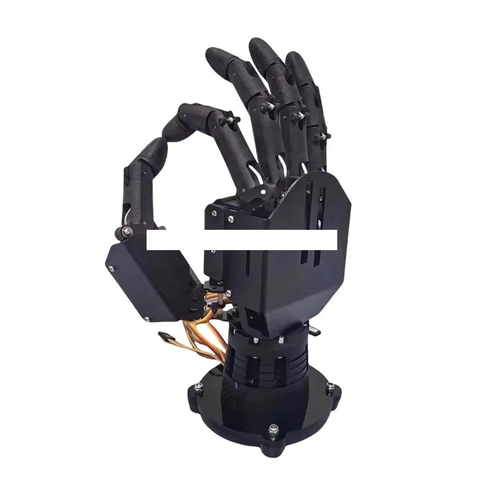 6 DOF Robot humanoidalny Ręka Biomimetyczna mechaniczna dłoń 6-Servo Elastyczne ramię mechaniczne Zmontowany ekspres DIY(Left Hand)