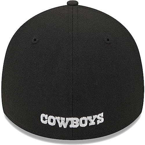 Gorra visera New Era para hombre Dallas Cowboys negra miniatura 4