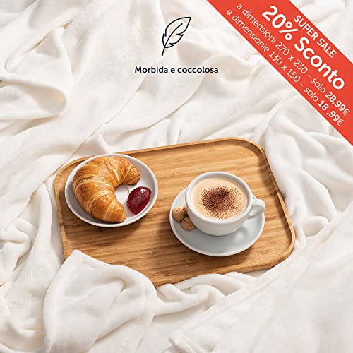 Blumtal - Coperta Plaid Morbida 150 x 200 cm