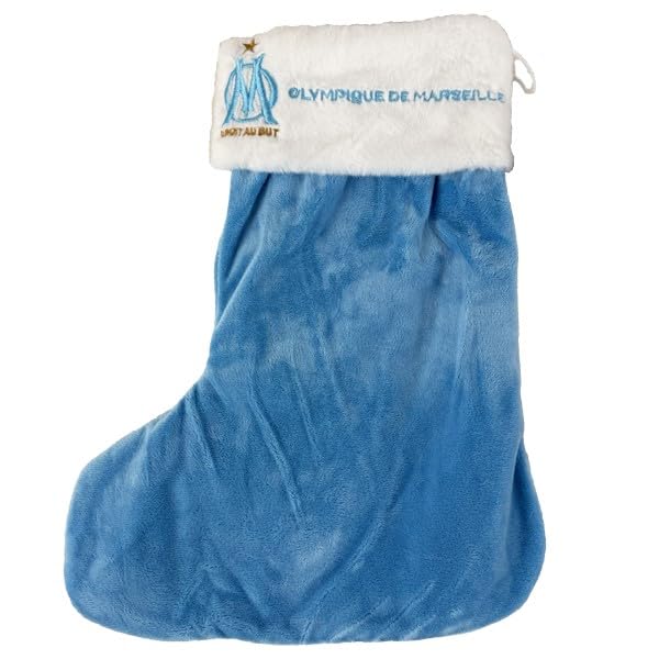OLYMPIQUE DE MARSEILLE Chaussette de Noël Om - Collection Officielle