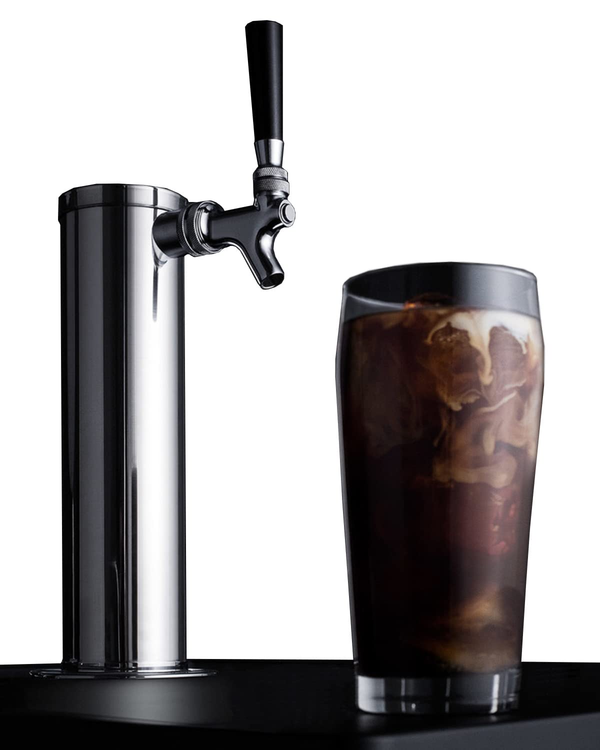 Summit Appliance Sbc696oscf 24" Wide Built-In Outdoor Cold Brew Coffee Kegerator; 6.04 Cu.Ft; Automatic Defrost; Weatherproof; Digital Thermostat; Self-Closing Door; Black Cabinet on Fridge.com - View 5