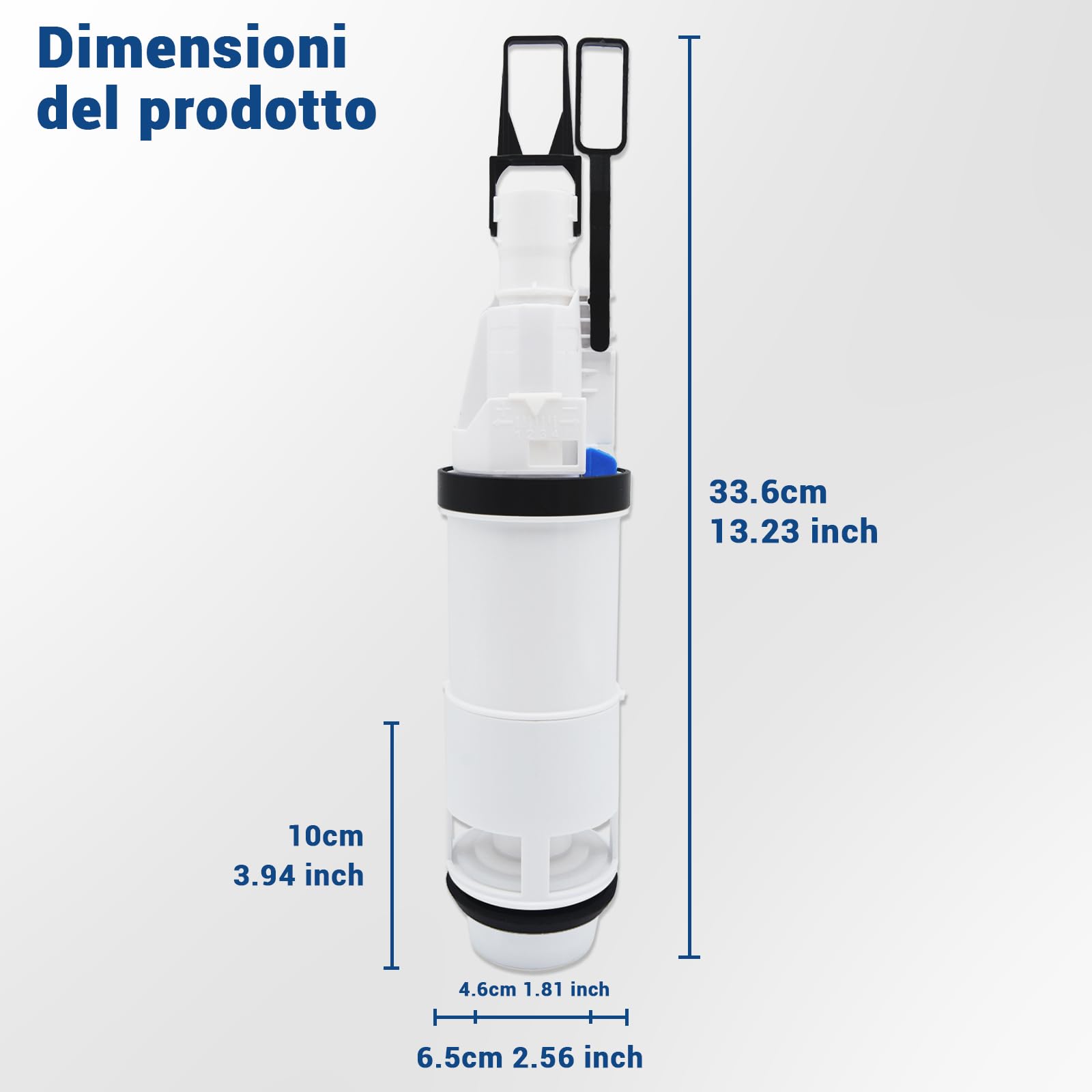 Empyreal, Valvola Scarico WC Sostitutiva per TECE Cassetta Standard 9820223