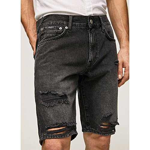 Pepe Jeans Short Stanley Noir Idéal pour vos Sorties d'Été - 6