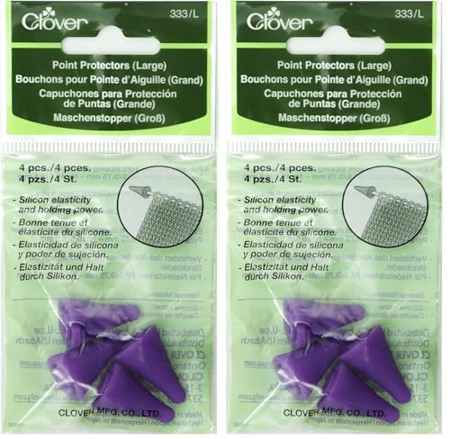 Image of Clover Point Protectors, Large, Purple (Pack of 2)