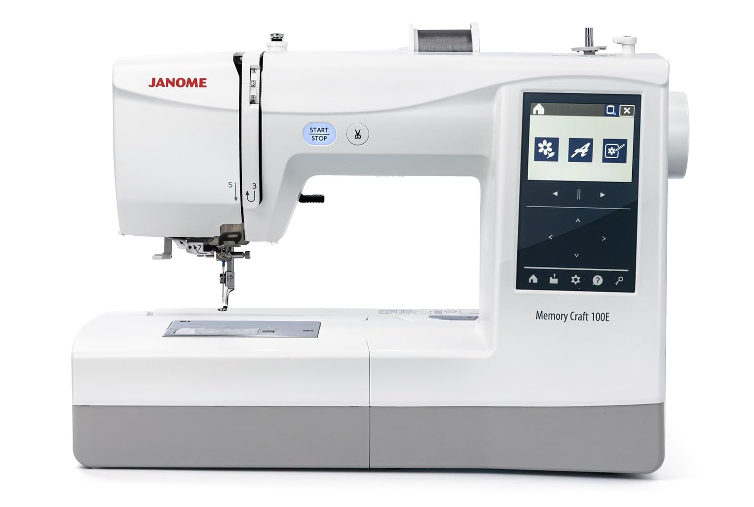 Janome Memory Craft 100E solo máquina de bordar - bordado máximo 5.5" x 5.5"