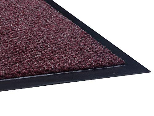 Guardian Golden Series Hobnail Indoor Wiper Floor Mat, Vinyl/Polypropylene, 3'x10', Charcoal