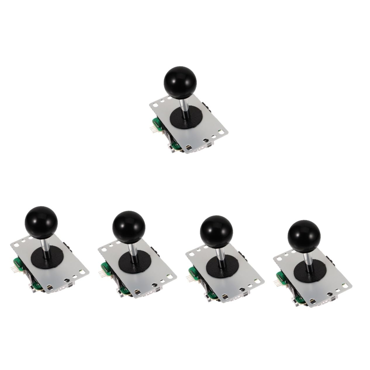 YARNOW Joystick Nero Simulatori di Gioco Game Conter Sticks Joystick di Ricambio per Console di Gioco Scheda di Circuito ABS