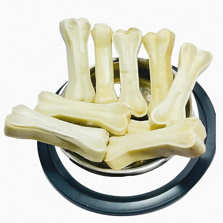 AS TOYS Calcium Chew Bones Treats for Dogs, Puppies & Adults. Promotes Strong Teeth and Bones, (4 Inches) Suitable for All Life Stages. (Pack of 04 Bones) (B0CFB3TB8C) Amazon Price History, Amazon Price Tracker