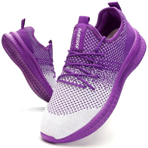Mens Running Shoes Sneakers Non Slip Slip On Tennis Lightweight Athletic Cushioned Comfort for Walking Gym Fitness & Daily Training Leisure Sports