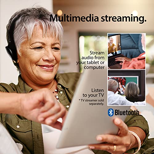 Bellman & Symfon Maxi Pro Bluetooth Hearing Amplifier - With Headphones, Personal Sound Amplifier For Seniors, Digital Sound With Noise Cancelling, Rechargeable, Wireless Connection With Cell Phone #TOP5
