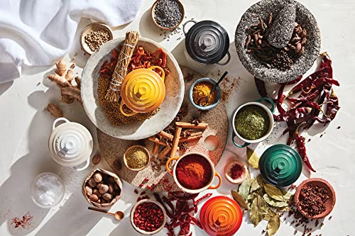 Image of Le Creuset Stoneware Mini Round Cocotte, 8 oz., Oyster