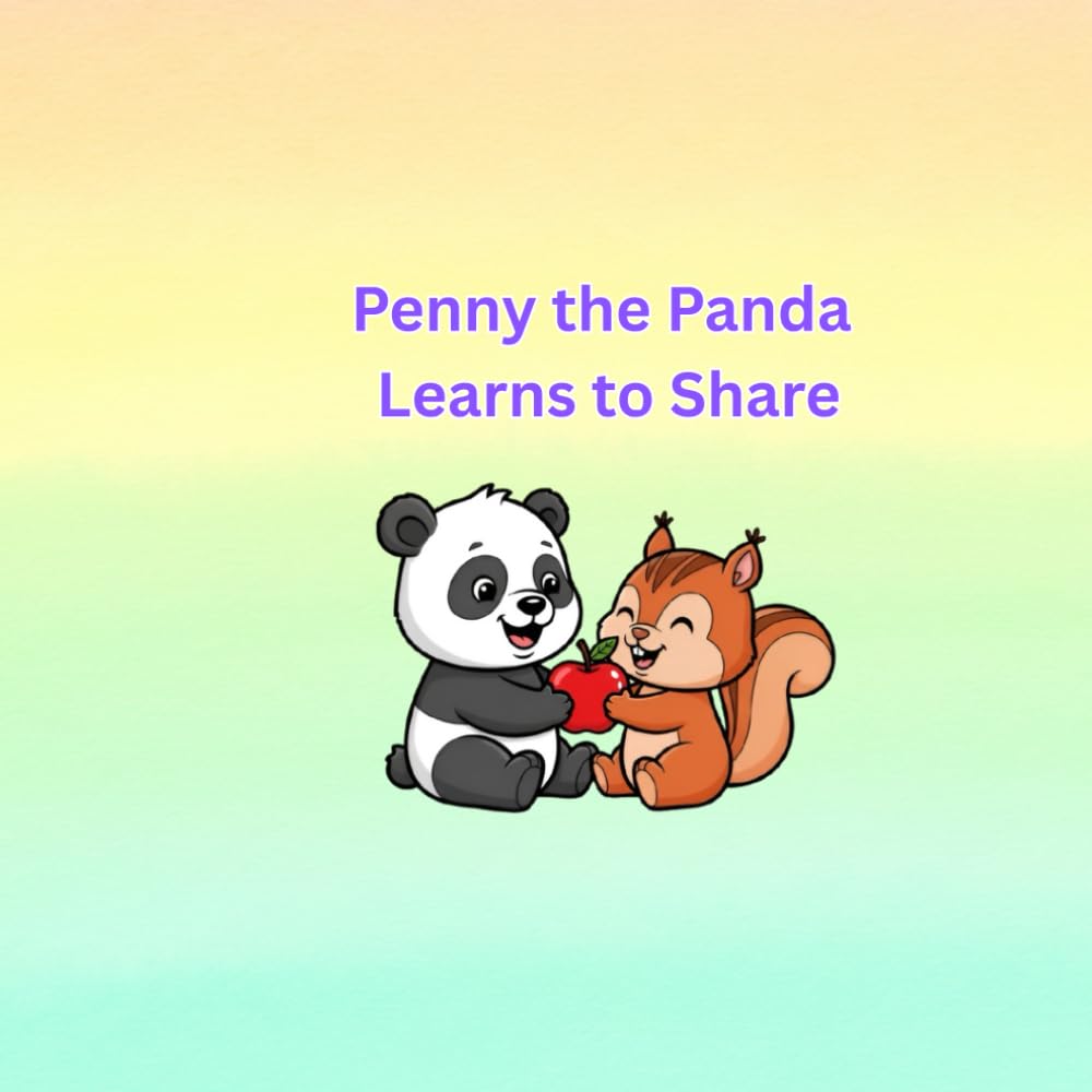Penny the Panda Learns to Share Coloring and Activity Book: A Coloring, and Activity Book for Kids