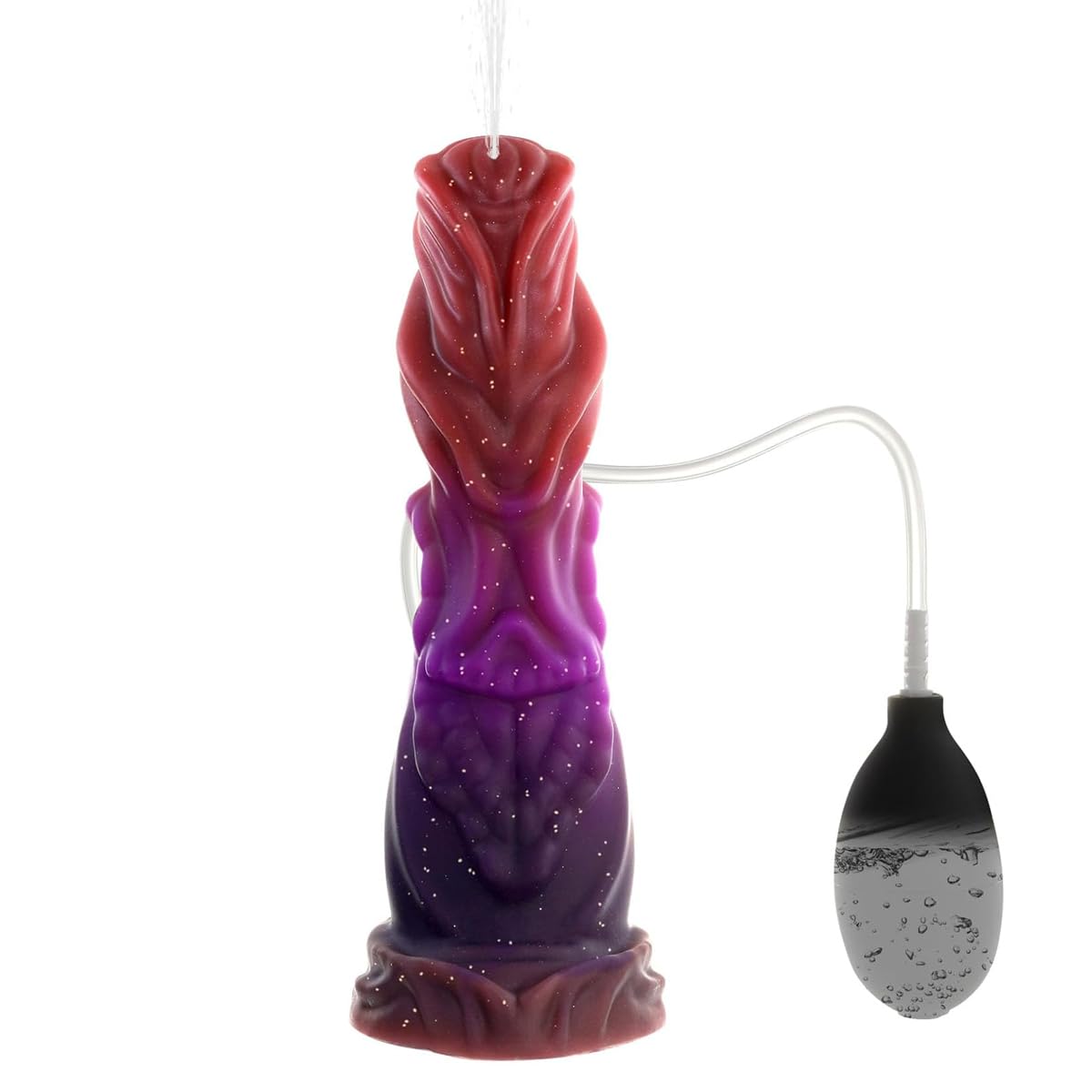 Seckoe Realistischer Silikon Monster Spritz Dildo mit Sperma Spritzfunktion Fantasy Dildo Wassersprühfunktion Analdildo G-Punkt Stimulation Butt Plug Analspielzeug Sex Spielzeug für Männer Frauen