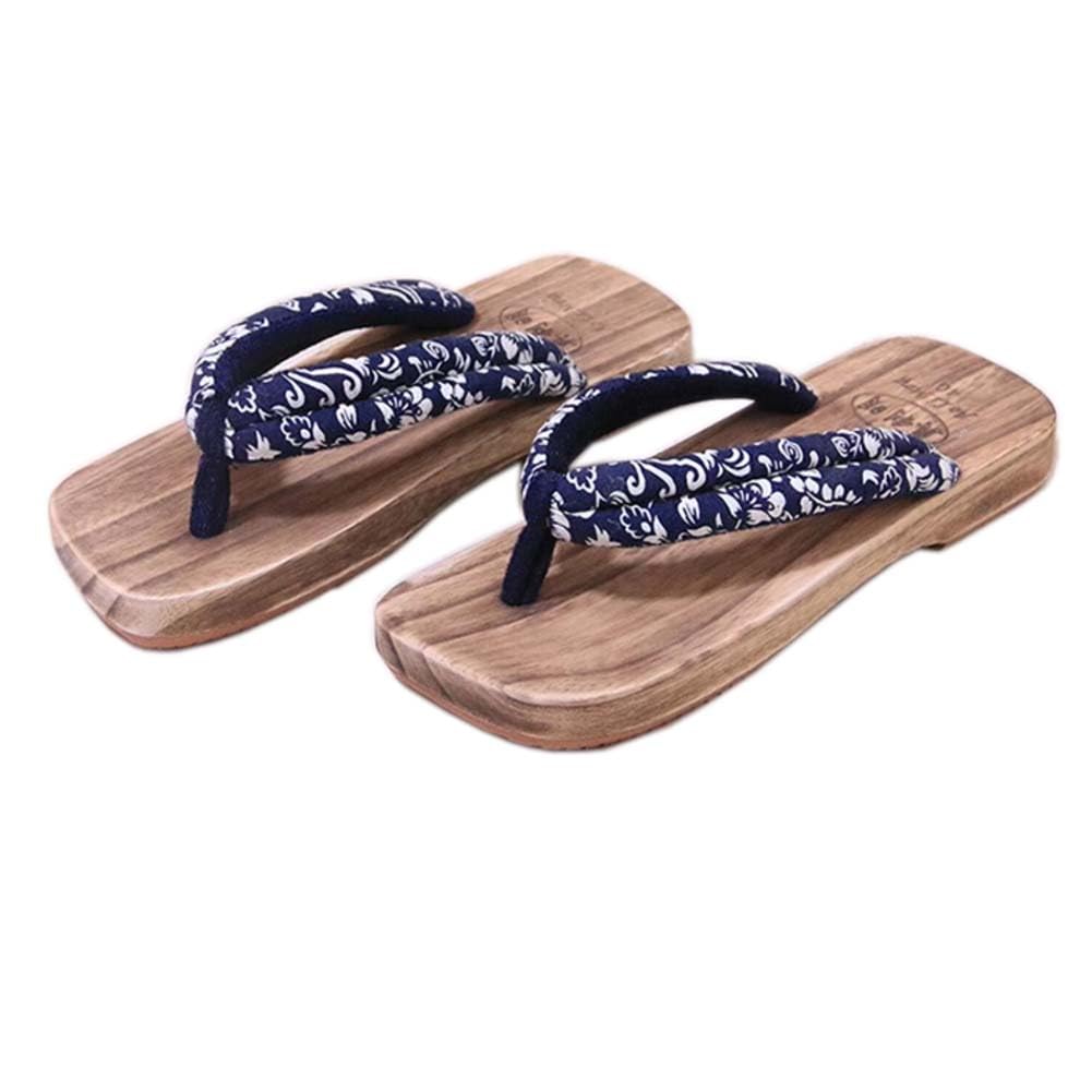 Japanischer Stil Cosplay Sandalen Clogs Paarmodelle Holzpantoffeln Ninja Flip Flop Geta Sandalen für Herren/Damen