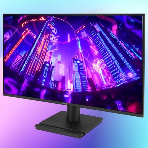 Image of ASUS 24 inch Monitor, FHD(1920x 1080), 120Hz, 1ms, Adaptive-Sync, 99% sRGB, Anti-Glare, Eye Care, VESA Mountable, HDMI, VGA, Frameless, Low Blue Light, Tilt Adjust, Black, for Office and Gaming