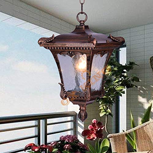 Suspension traditionnelle extérieure de prestige en aluminium durable E27 46cm - 6