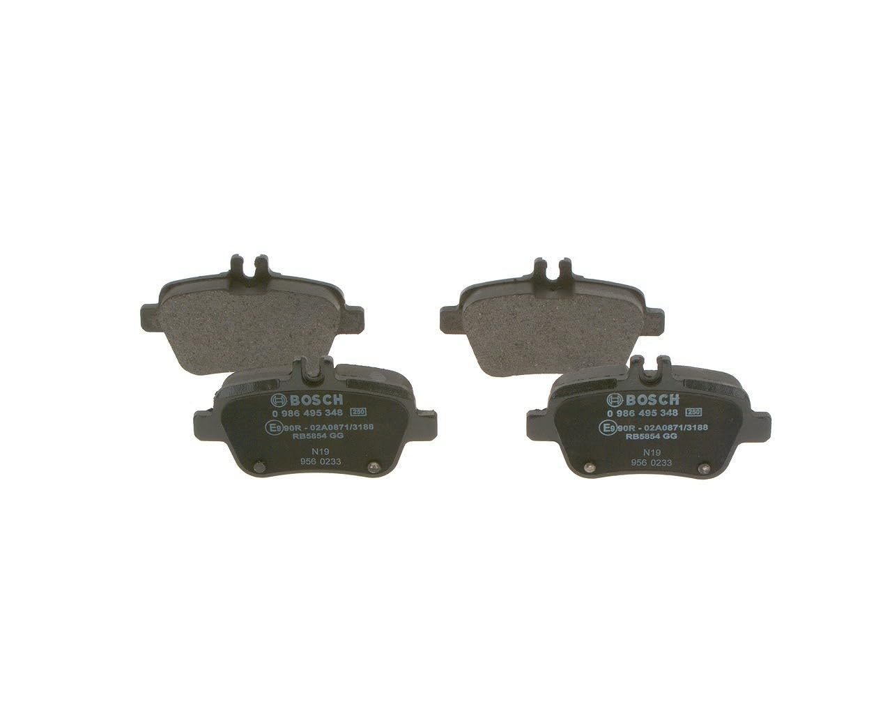 Bosch Fren Balatası Arka Mercedes-Benz A Serisi A 160 15-18, A 180 12-18, A 200 12-18, A 220 4Matic 14-18, A 250 12-18, A 160 986495348 BP1640