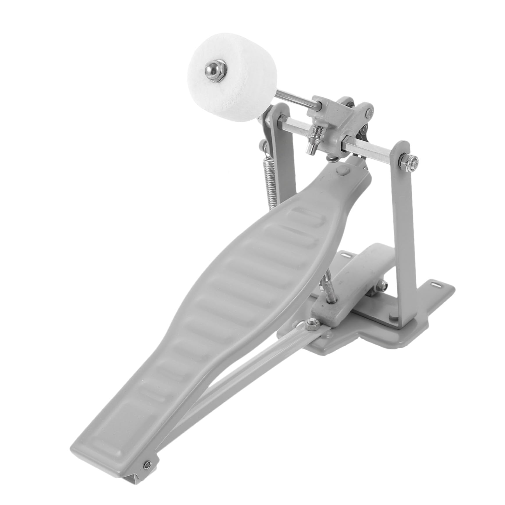 PartyKindom Pedale Accessorio per Lega Alluminio di Batteria Professionale in Angolo Martello Regolabile Affidabile Bianco per Tamburo per Batteristi di Kit Percussioni
