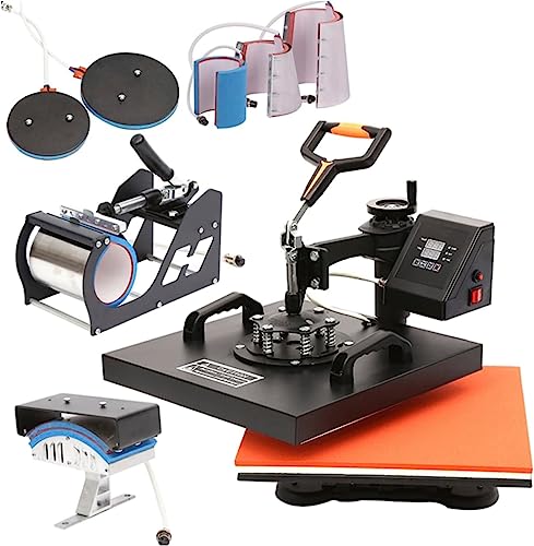 Máquina de sublimación y prensa térmica 8 en 1