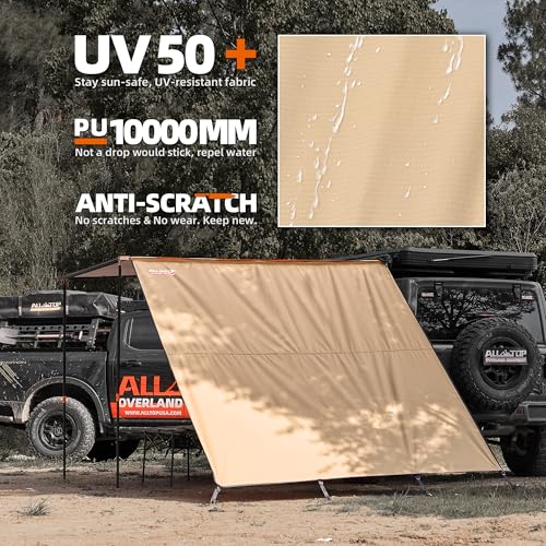 image for ALL-TOP Awning Wall Universal Multi-Side, 8.2ft x 8.5ft, Waterproof Ri