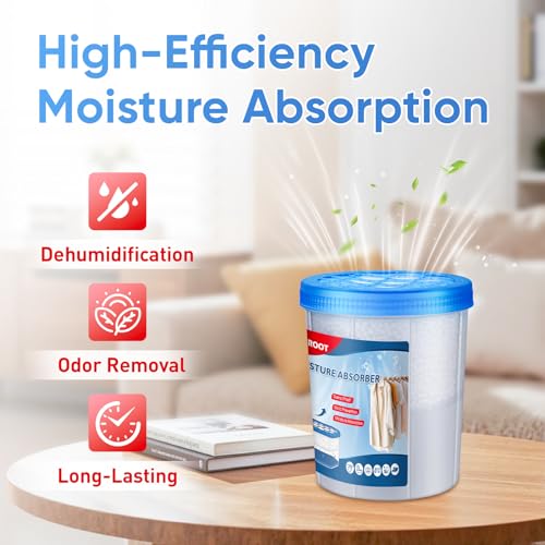 6 Pack Moisture Absorbers for Closet, 18 oz Humidity Absorber Bucket by Treeroot - Used condition - Image 2