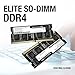TEAMGROUP Elite DDR4 32GB Single 3200MHz PC4-25600 CL22 Unbuffered Non-ECC 1.2V SODIMM 260-Pin Laptop Notebook PC Computer Memory Module Ram Upgrade - TED432G3200C22-S01