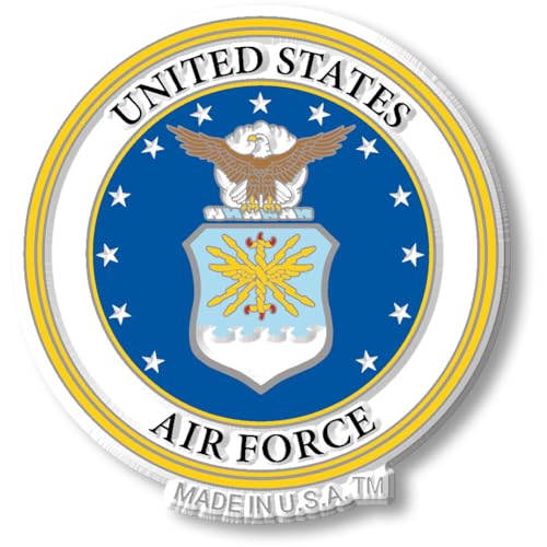 Set de 3 imanes decorativos U.S. Air Force de goma miniatura 2
