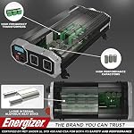 Energizer 2000 Watts Power Inverter Modified Sine Wave Car Inverter, 12v to 110v, Two AC Outlets, Two USB Ports (2.4 Amp), DC to AC Converter, Battery Cables Included – ETL Approved Under UL STD 458 - Image 4