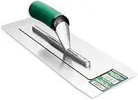Desempenadeira Inox Super Flex Nauber 36x11cm Angular Para Massa Corrida Cimento Queimado Original - Angular