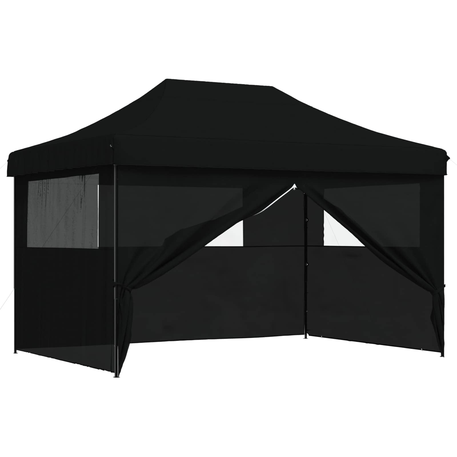 Namiot imprezowy, czarny, 279 x 410 x 315 cm, tkanina Oxford