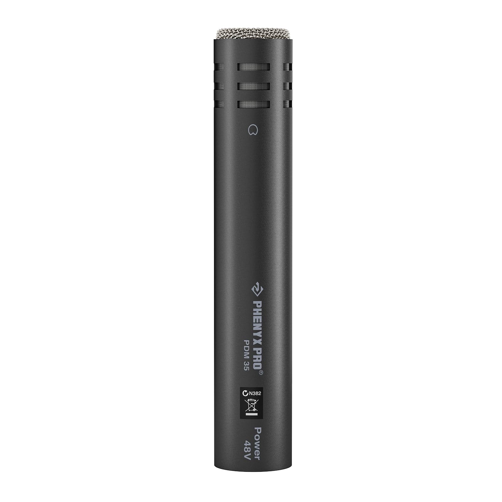 Phenyx Pro PDM35 Overhead Condenser Drum Mic, Super-Cardioid Microphone with Wide Frequency Response Range, Pencil Type for Hi-Hat, Percussions, and String Instruments