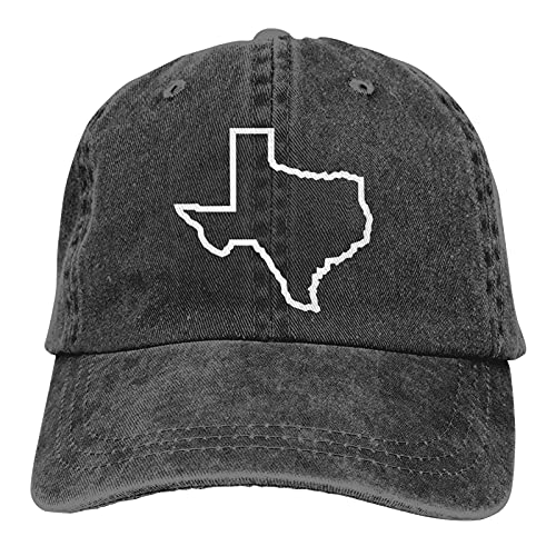 Texas Trucker Hats for Men, Trucker State Outline Adjustable Vintage Baseball Cap Cotton Low Profile Washed Dad Hat for Women Outdoors Sports Girls Boys Unisex