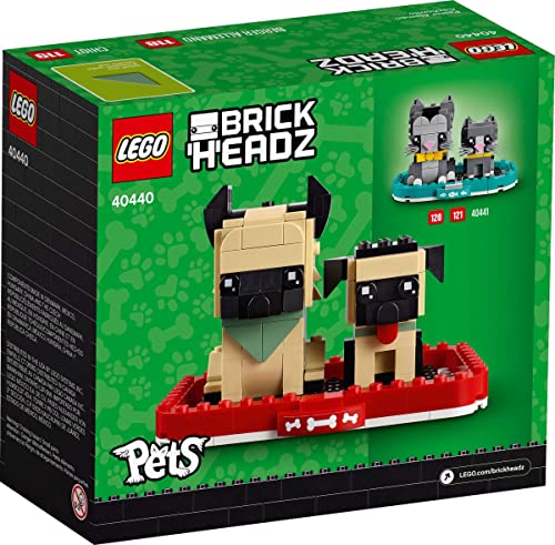 LEGO 40440 Brickheadz German Shepherd, Red - Image 3